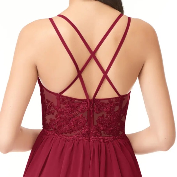 AZAZIE CRYSTAL CABERNET DRESS - Picture 5 of 5